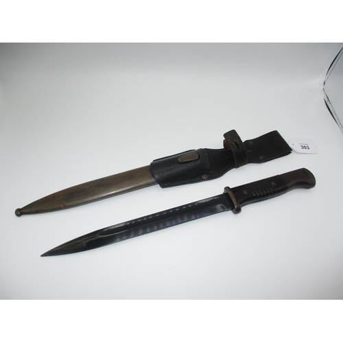 303 - Berg & Co Bayonet with Scabbard