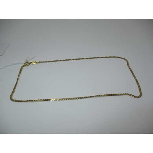 373 - 750 Gold Necklace, 8.26g