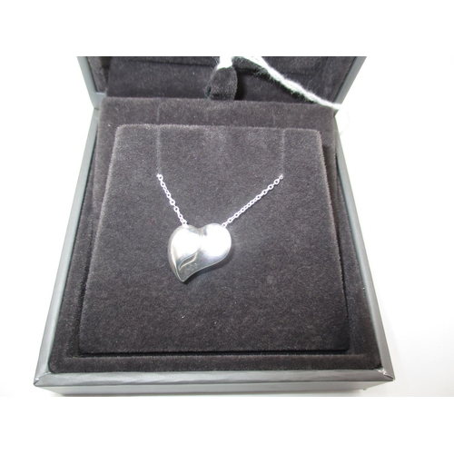 379 - Georg Jensen Silver Heart Necklace