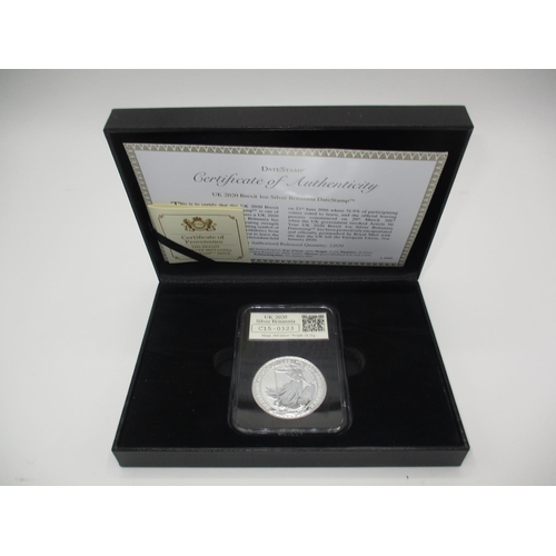 472 - 2020 Royal Mint Silver (999) One Ounce Britannia 