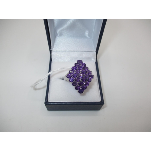 498 - Large Amethyst Ring, Size P