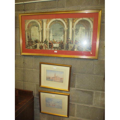 539 - Pair of Tate Gallery JMW Turner Prints along with a Large Print