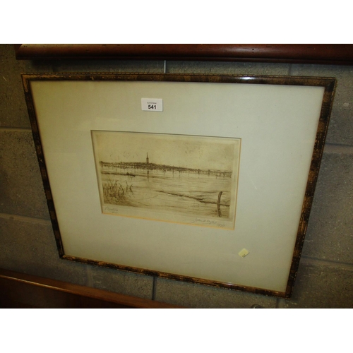 541 - John A Myles, Proof Etching, Montrose