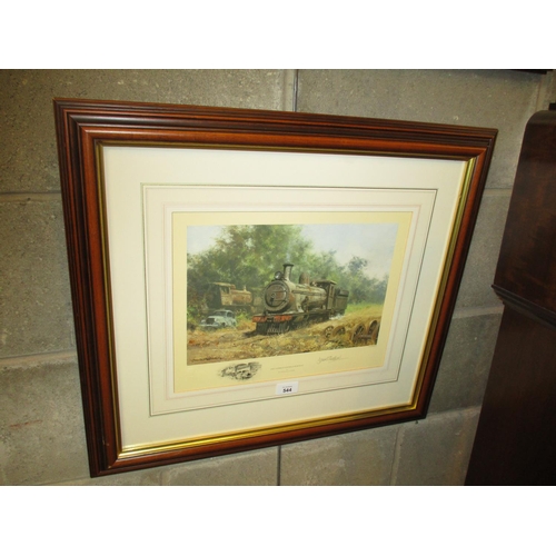 544 - David Shepherd, Signed Print, The Zambezi Sawmills Railway, 503/850