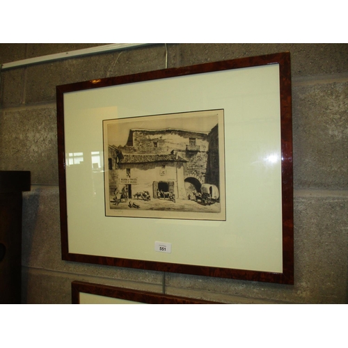 551 - Lionel Lindsay, Etching, Venta De Ceaeles