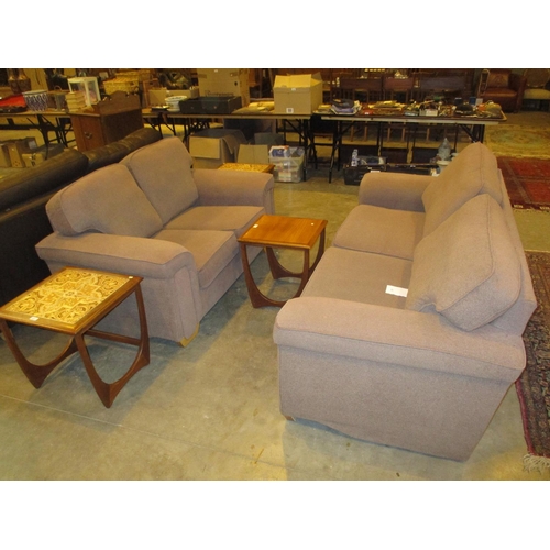 612 - Pair of 3 Seat and 2 Seat Settees