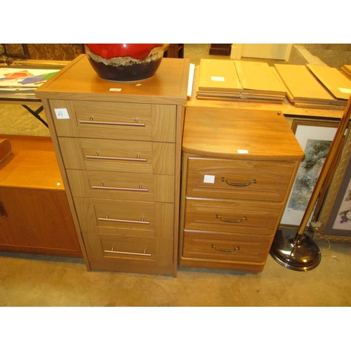 629 - Two Chests of 5 and 3 Drawers