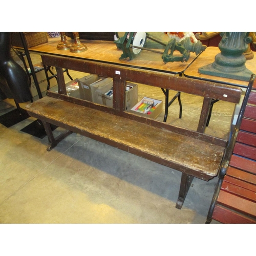 633 - Vintage Wooden Bench, 160cm