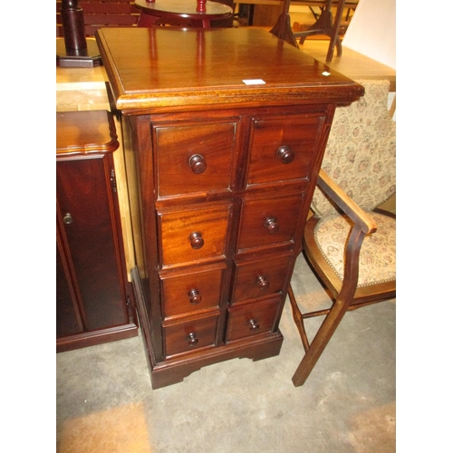 697 - Mahogany Chest of 8 Drawers