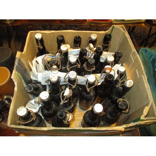 90 - Box of W H Brown Dundee Bottles