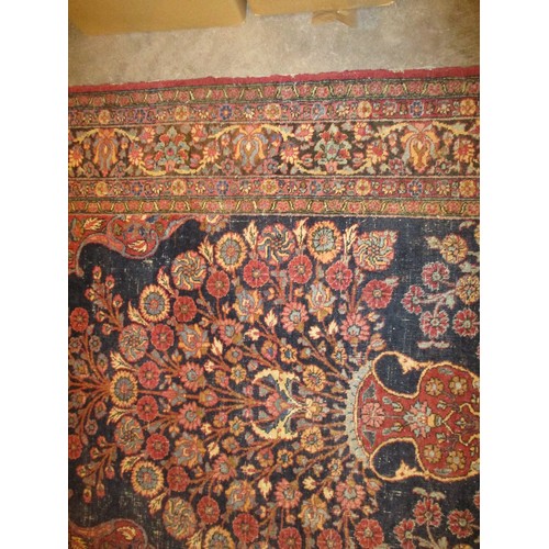 519 - Persian Wool Tree of Life Rug, 200x140cm