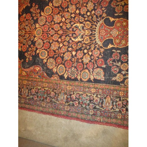 519 - Persian Wool Tree of Life Rug, 200x140cm