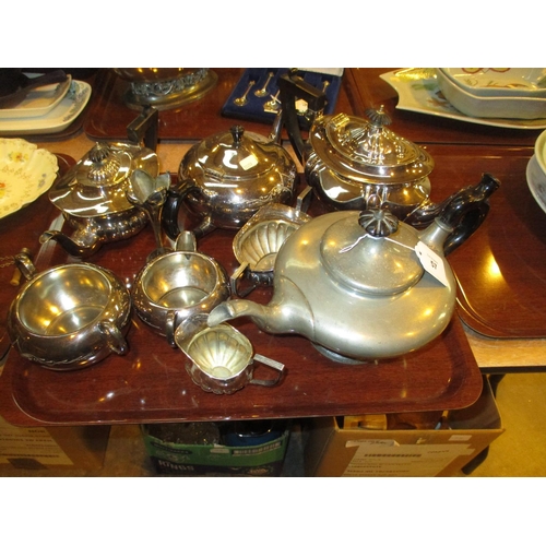 57 - Selection of Silver Plated Items