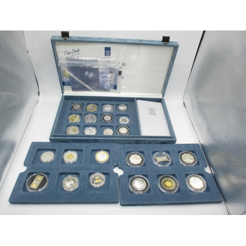 422 - Royal Mint Collectors Millennium Collection of 24 Silver World Coins Each Issued for the Millennium,... 