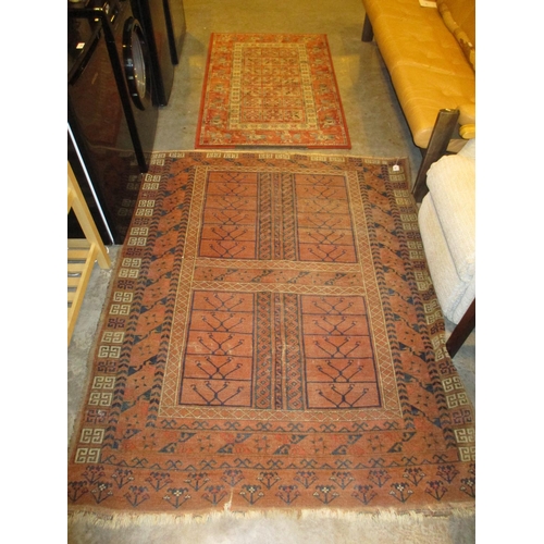 484 - Persian Wool Rug, 185x148cm, along with a Modern Rug