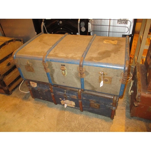 582 - Two Vintage Travelling Trunks