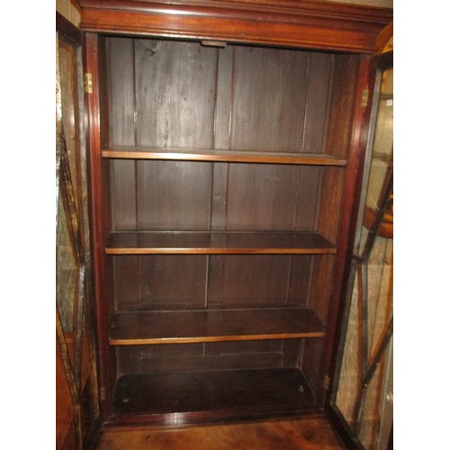 603 - 19th Century Mahogany Bookcase on Cabinet, 67cm