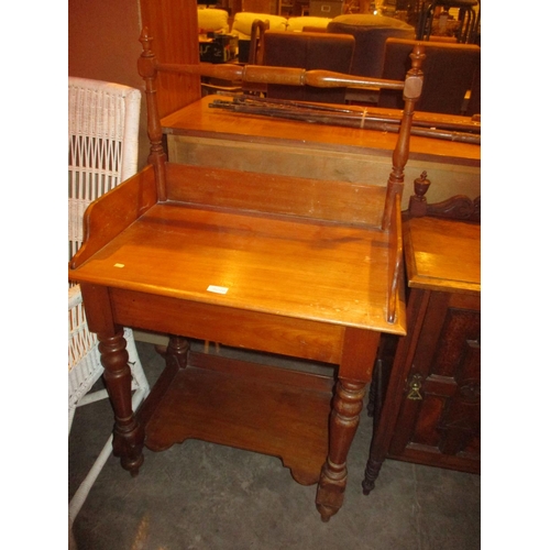 807A - Victorian Rail Back Washstand, 69cm