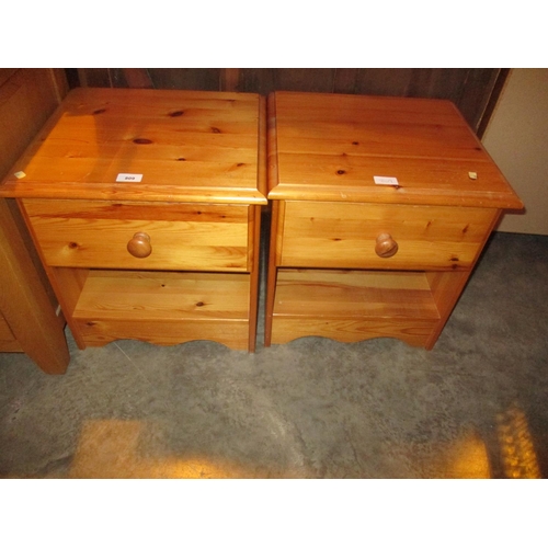 809 - Pair of Pine Bedside Tables