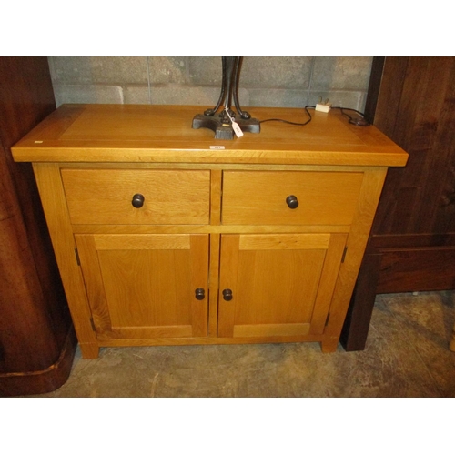 821 - Modern Oak Sideboard, 105cm