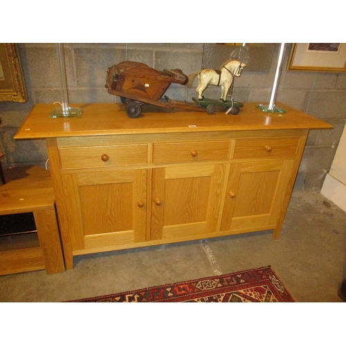 833 - Modern Oak Sideboard, 160cm