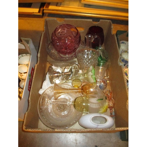 63 - Box of Glasswares