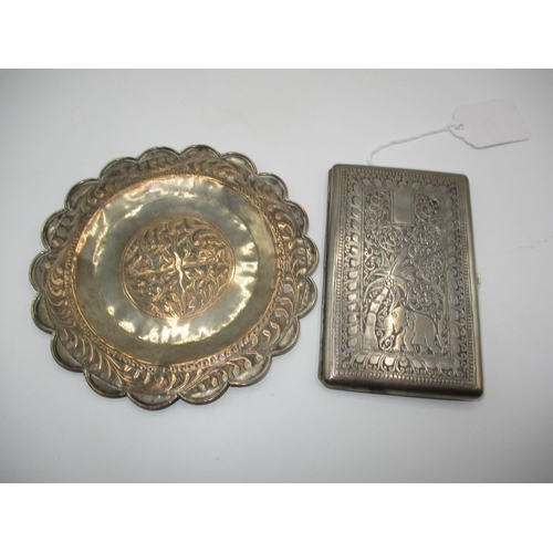 237 - Indian Cigarette Case and a Dish