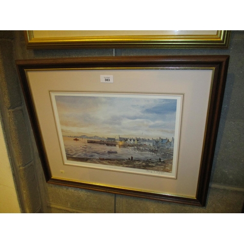 383 - Harry McGregor, Signed Print, Sunset Beach Crescent