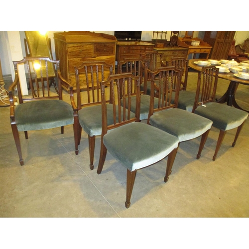 429 - Set of 8, 2 Arm and 6, Georgian Style Mahogany Dining Chairs