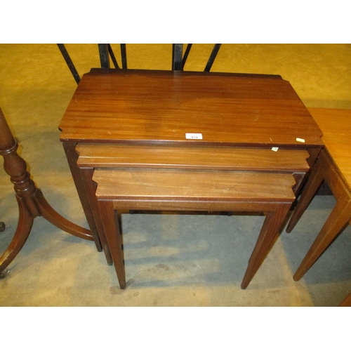 434 - Mid Century Nest of 3 Tables