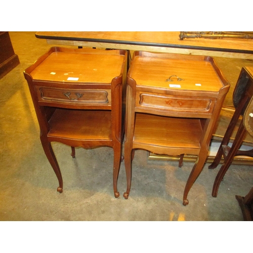 445 - Pair of French Design Bedside Cabinets, 36x32cm