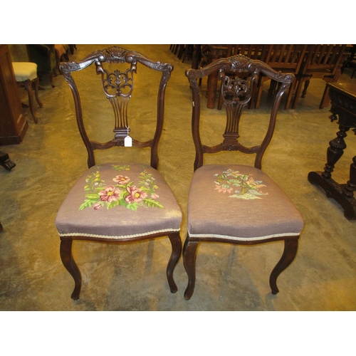 468 - Pair of Late Victorian Bedroom Chairs