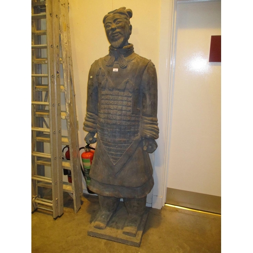 476 - Chinese Warrior, Terracotta Army Replica, 193cm