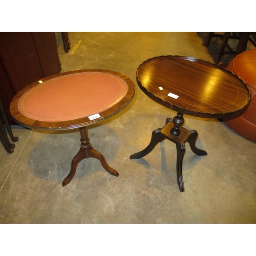 479 - Two Mahogany Wine Tables