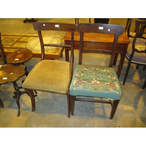 482 - Two 19th Century Mahogany Chairs