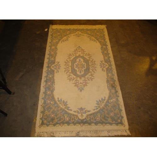 358 - Chinese and Anglo Indian Rugs, 188x122cm and 156x93cm