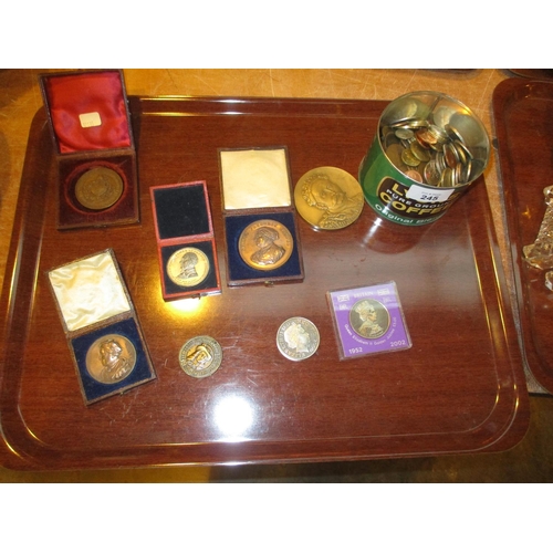 245 - Commemorative Medallions and Coins