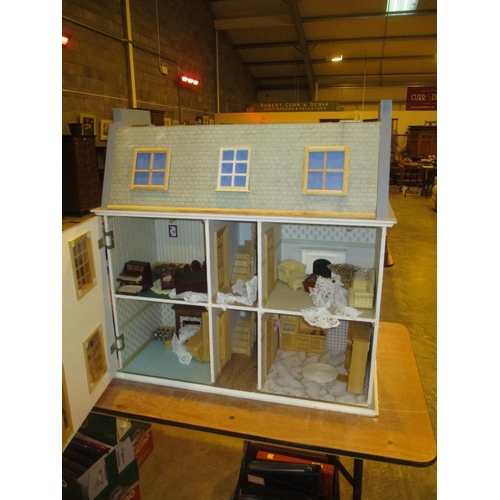 274 - Dolls House with Furnishings