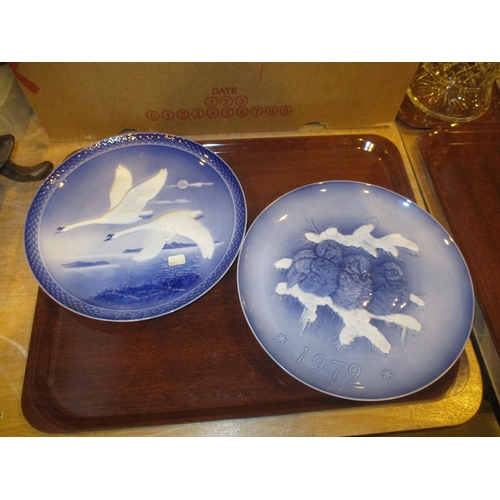 66 - Hutschenreuther 1972 and 1970 Calendar Plates