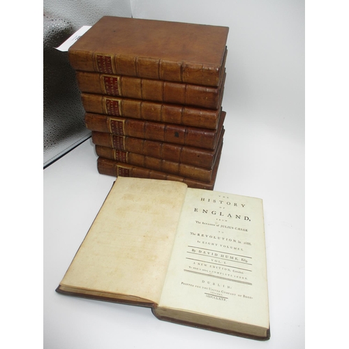 286 - Eight Books - Humes England, 1775