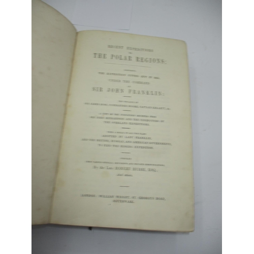 293 - Book - Recent Expeditions To The Polar Regions Sir John Franklin