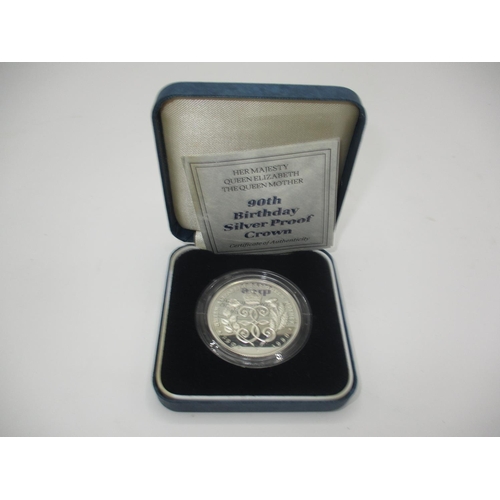 350 - Royal Mint 1990 Silver 925 Crown 