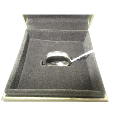 355A - Gents Palladium Ring, 5.88g, Size Q