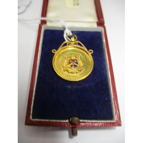 357 - 9ct Gold Carrick Academy Medal, 8.5g