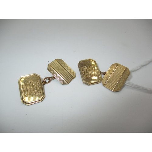 359 - Pair of 9ct Gold Cufflinks, 6g