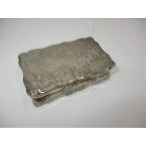 424 - Silver Snuff Box, Chester 1900, 88g