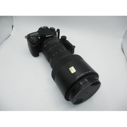 Nikon D7200 Camera with Sigma 150-600mm 1:5-6.3 DG 095 Lens and Bag