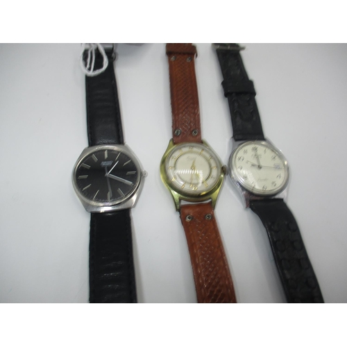 493 - Three Vintage Watches - Seiko, Oris Versailles, Stowa Parat