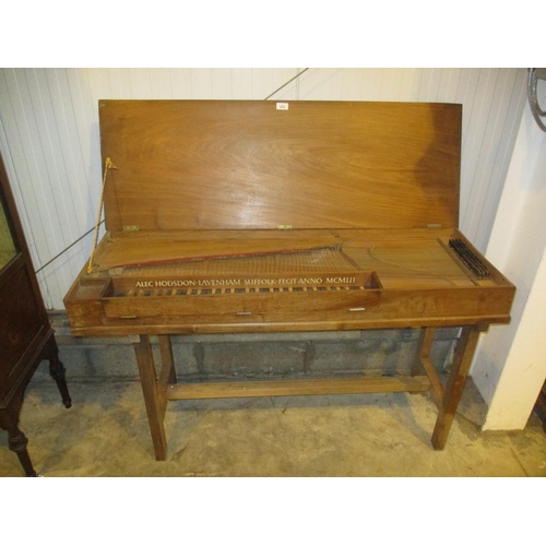 570 - Clavichord by Alec Hodson, Lavenham, Suffolk, Fecit Anno MCMLII , for restoration