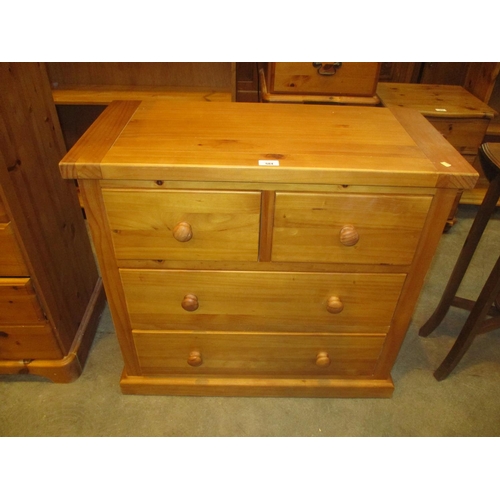 584 - Modern Pine Chest of 4 Drawers, 86cm W